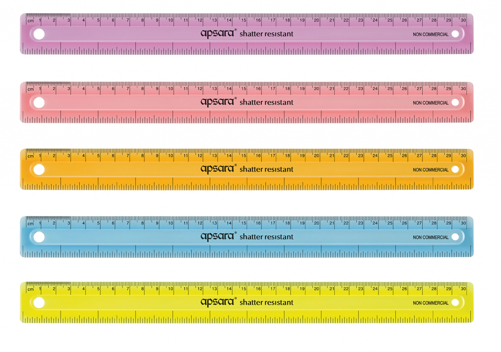 Shatter resistant scale 30 cm - Hindustan Pencils